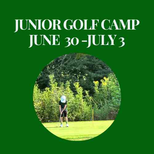 Junior Golf Camp  | June 30-July 1  |  $200 Per Camper